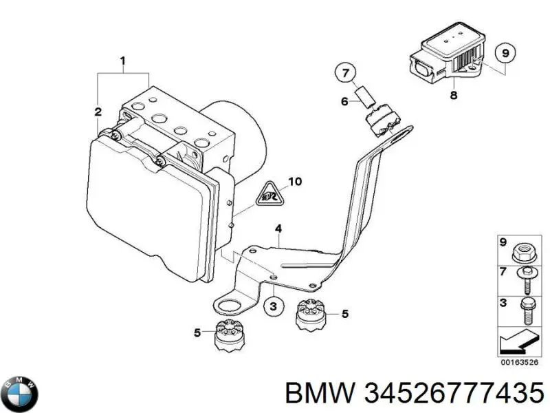 Датчик частоти обертання DSC BMW 34526777435 ціна, від 18.91 USD