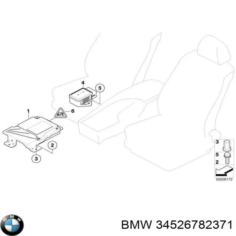 Датчик поздовжнього прискорення BMW 34526782371 ціна, від 19.44 USD