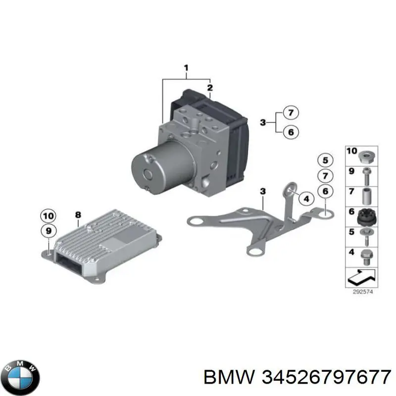  BMW 34526876915 ціна, від 1987.33 USD