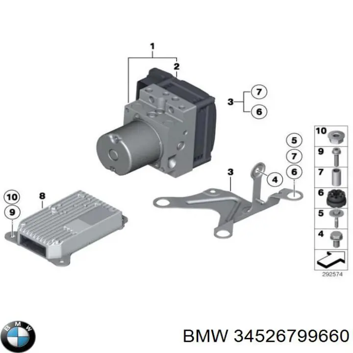  BMW 34526799713 ціна, від 54.67 USD