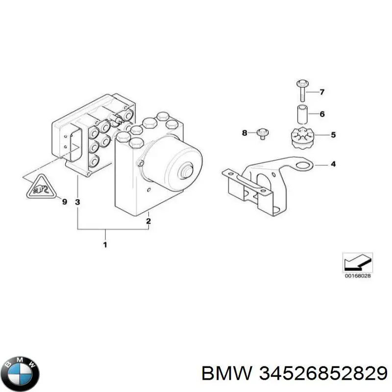 Купити 34526852829 BMW 