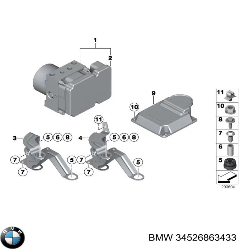 34526863433 BMW Блок керування (ECU) ICM