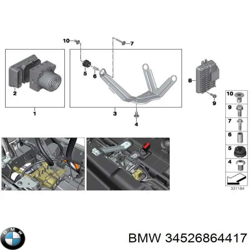 Купити 34509500079 BMW Система електронного керування АБС