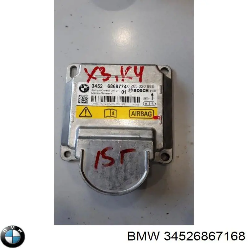 Купити 34526867168 BMW Модуль-процесор керування подушки безпеки