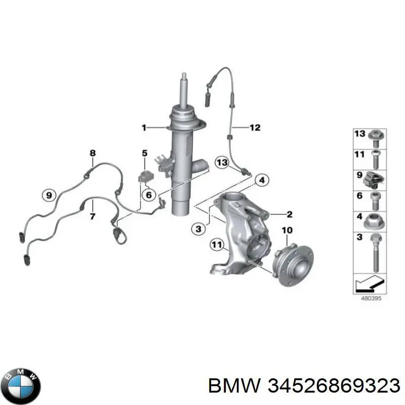 Датчик ABS передній Febi 175259 ціна, від 35.18 USD