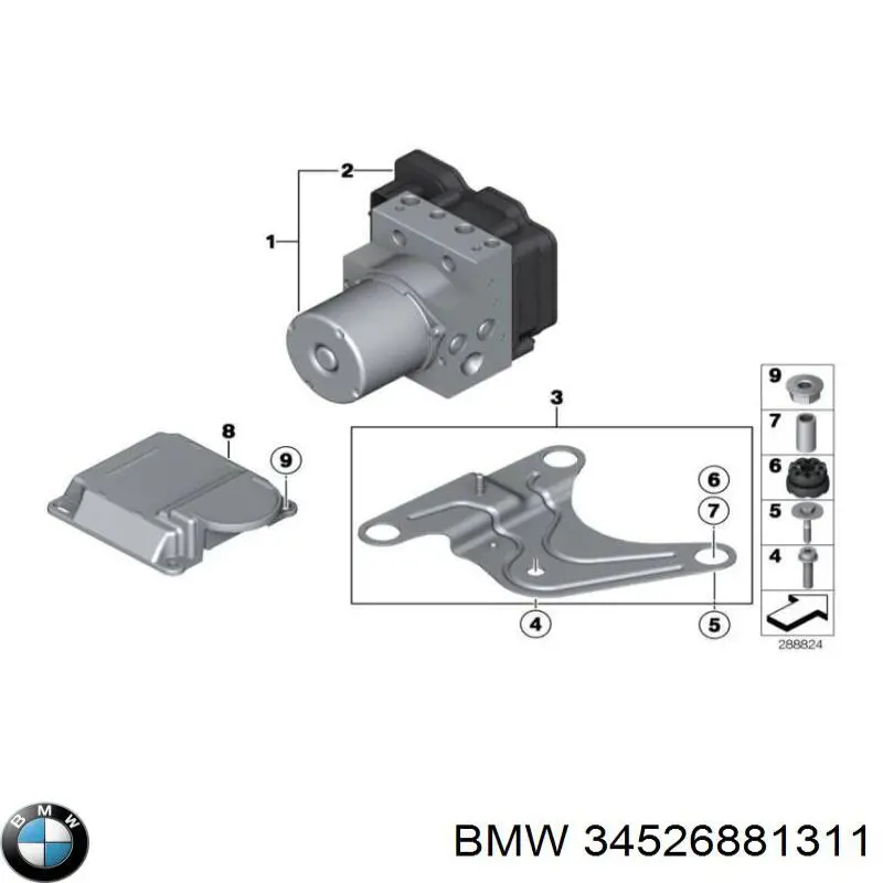 Купити 34526881311 BMW 