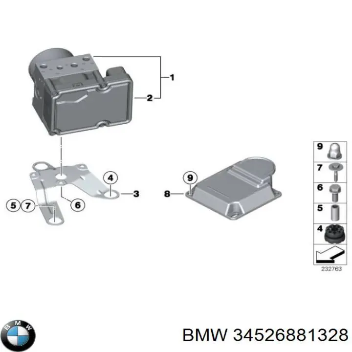  BMW 34526881328 ціна, від 1624.39 USD