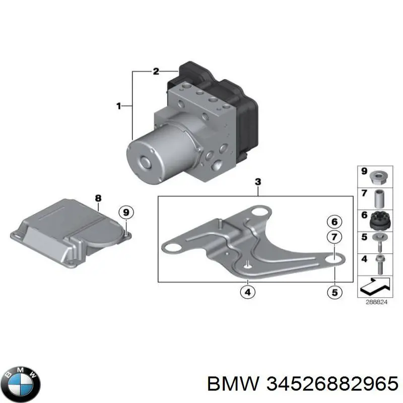  BMW 34526882965 ціна, від 2046.42 USD