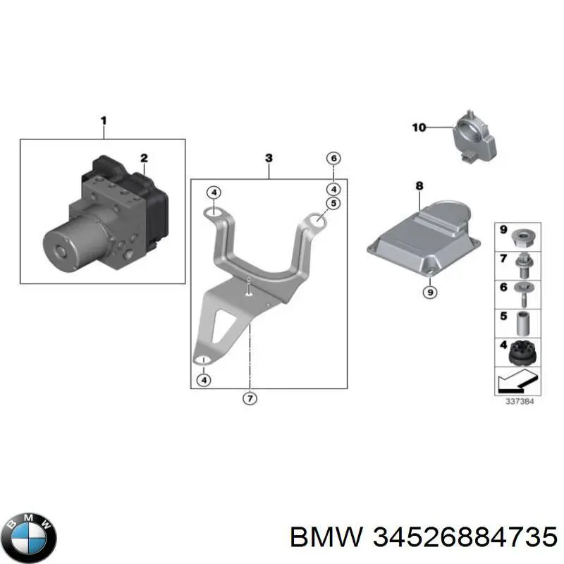 Купити 34526884735 BMW Елементи АБС