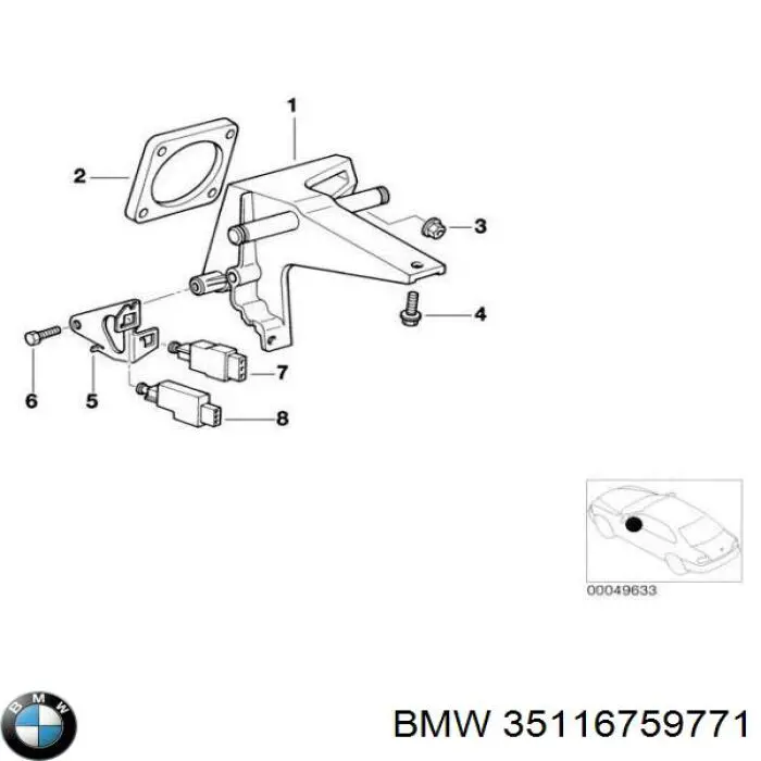 1161962 BMW Амортизатор передньої підвіски