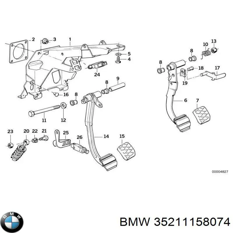 Купити 35211158074 BMW 