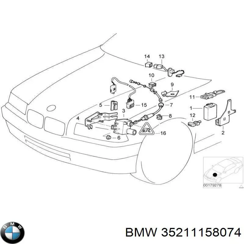  BMW 35211158074 ціна, від 2.79 USD