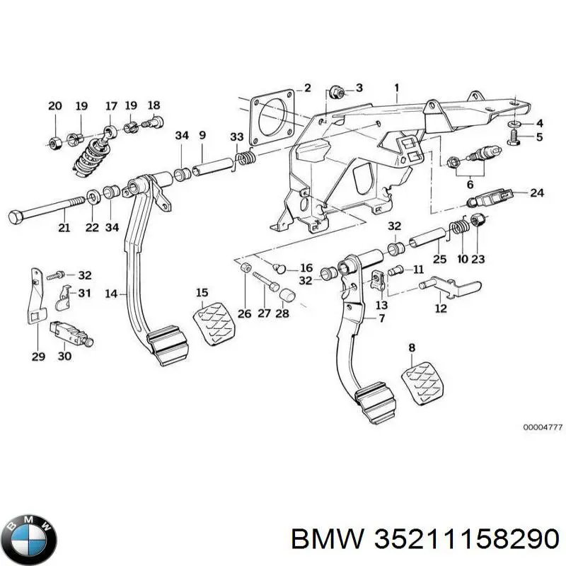 Купити 35211158290 BMW 