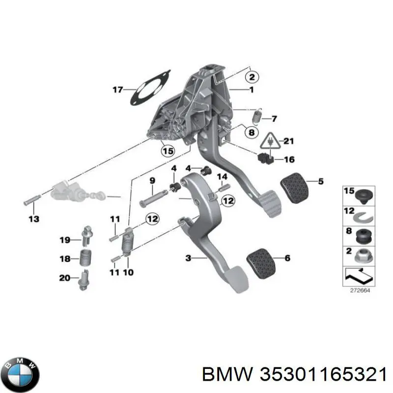  BMW 35301165321 ціна, від 17.89 USD