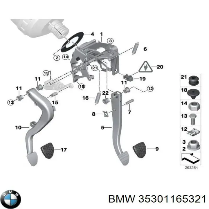 Купити 35301165321 BMW 