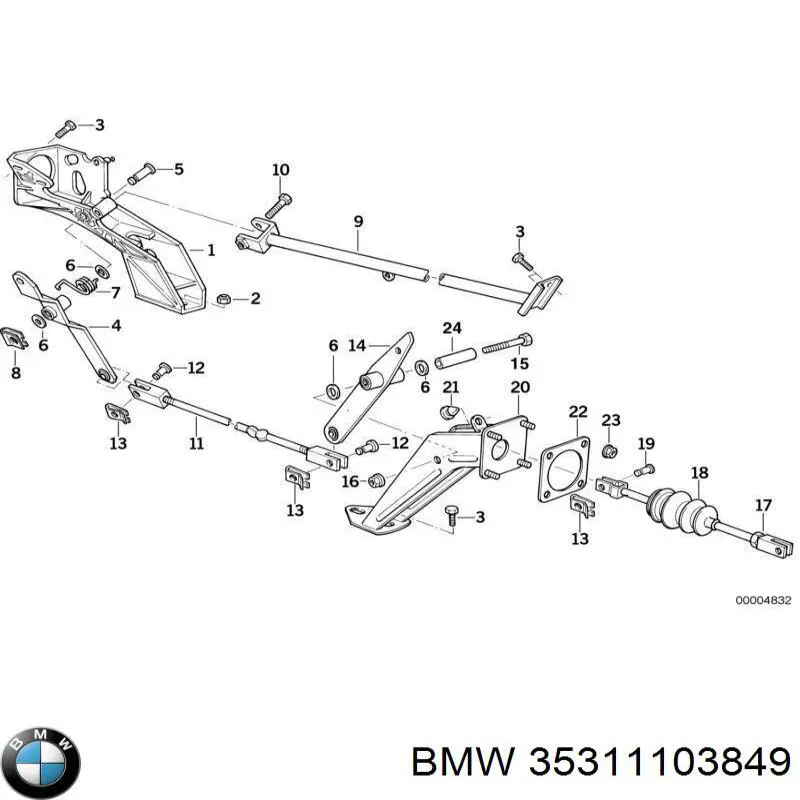 Купити 35311103849 BMW 