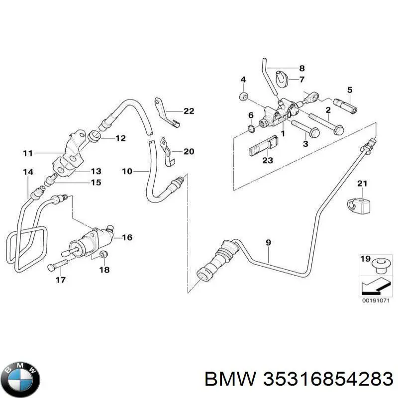 Купити 35316854283 BMW 