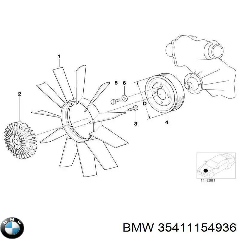 Підаль газу BMW 7 седан (E32) (1986 - 1994) ціна, від 99.64 USD