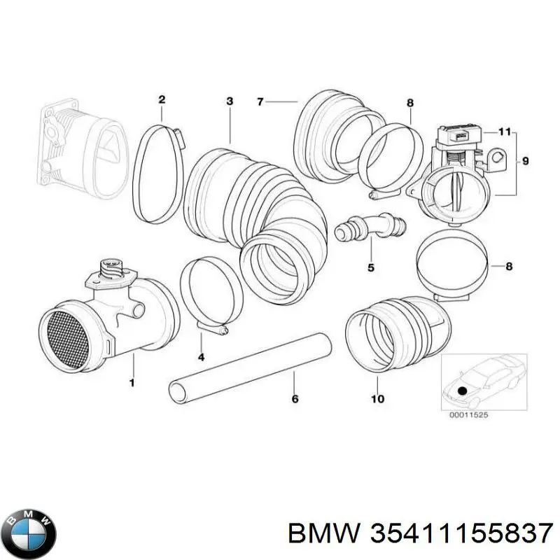  35411155837 BMW