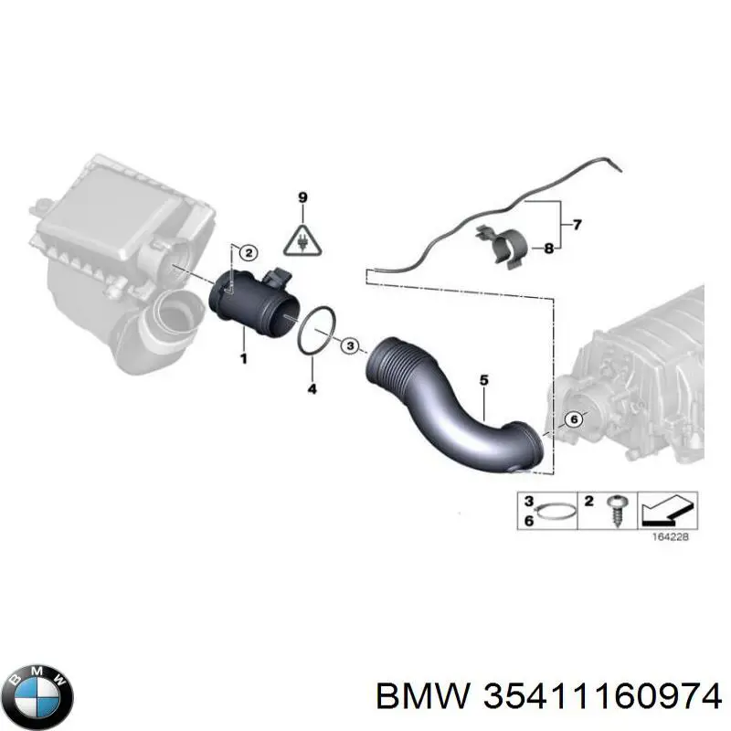  BMW 35411160974