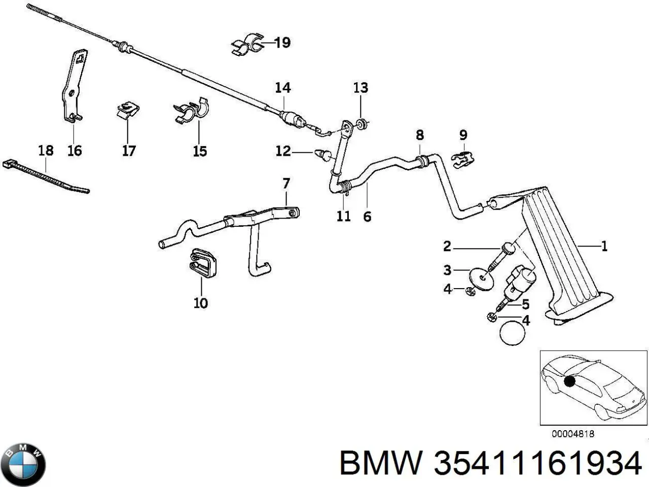 35411161934 BMW 