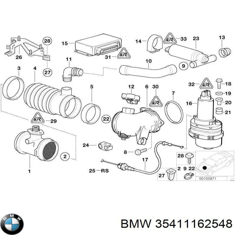 Купити 0205005010 Bosch Регулятор дросельної заслінки