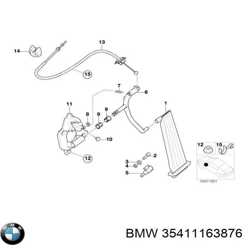  35411163876 BMW