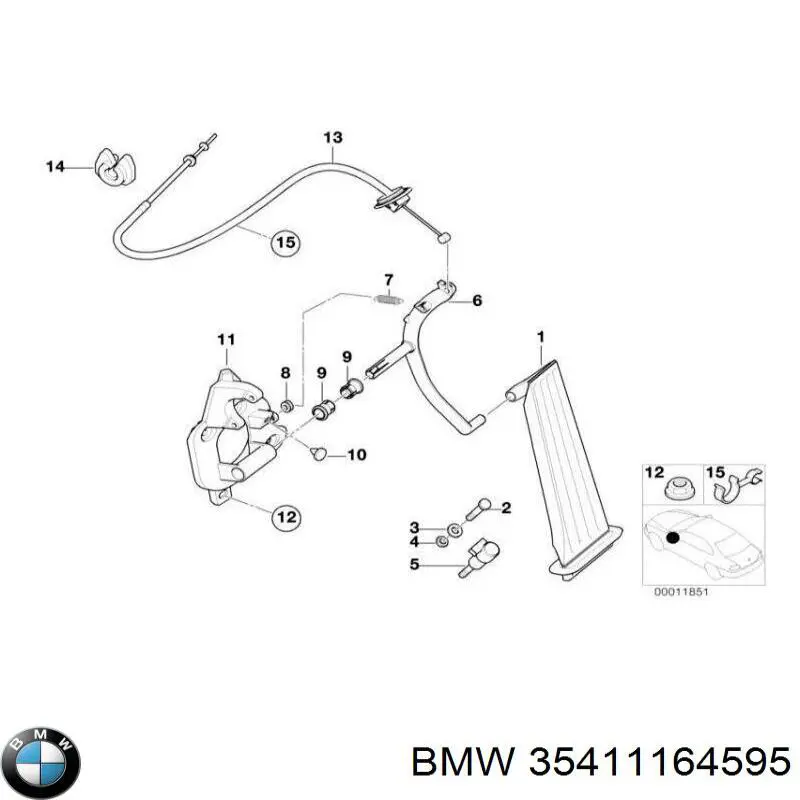  35411164595 BMW