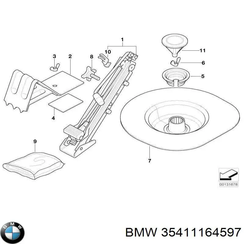 Трос акселератора на BMW 3 (E46)