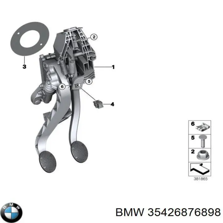 35426876898 BMW Датчик включення зчеплення