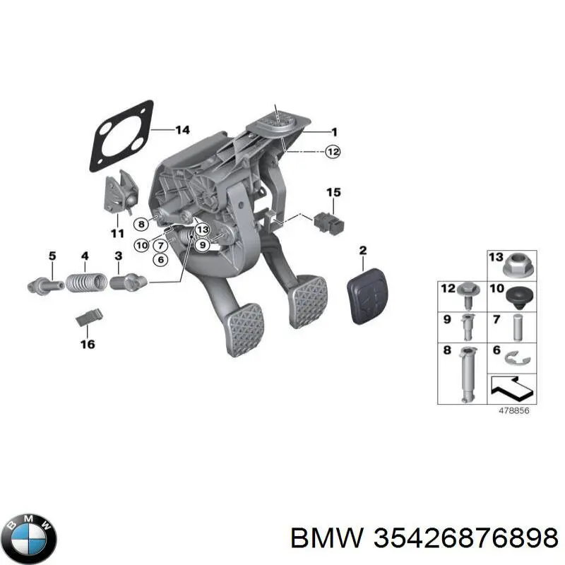 35426876898 BMW датчик включення зчеплення