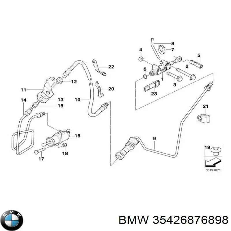 Купити 35426876898 BMW Датчик включення зчеплення