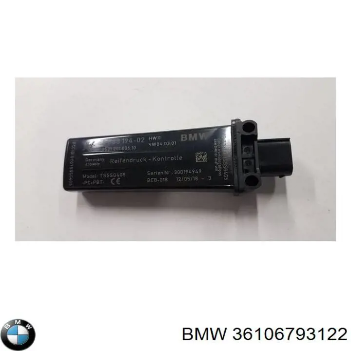 6793122 BMW Блок системи контролю тиску в шинах