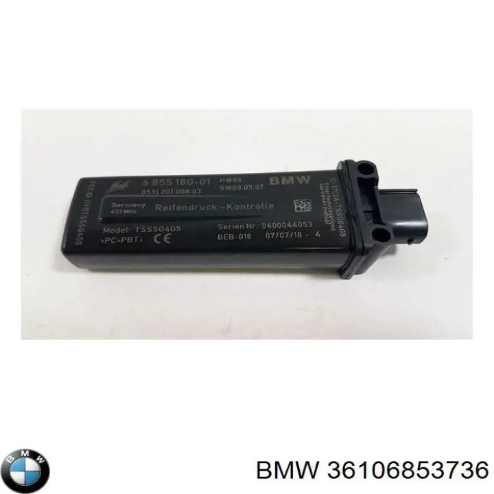 6853736 BMW Блок системи контролю тиску в шинах