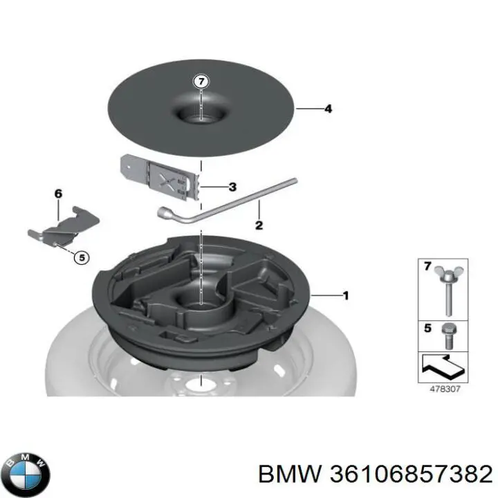 36106857382 BMW 