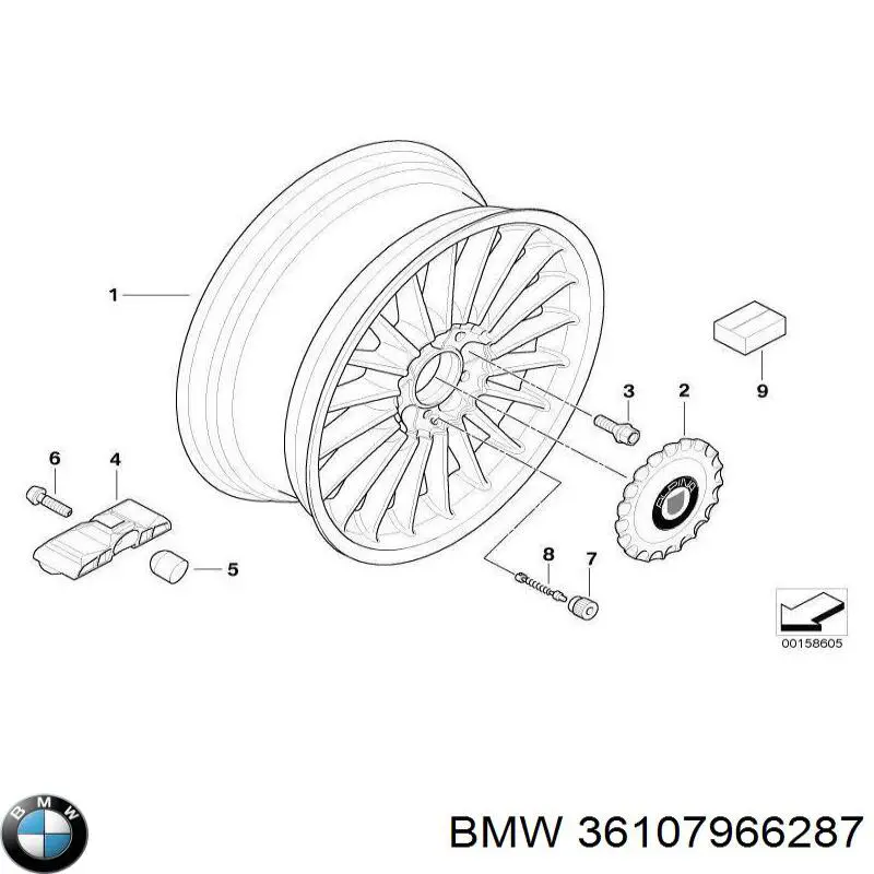 36107966287 BMW 