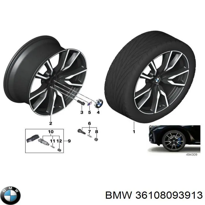 36108093913 BMW 