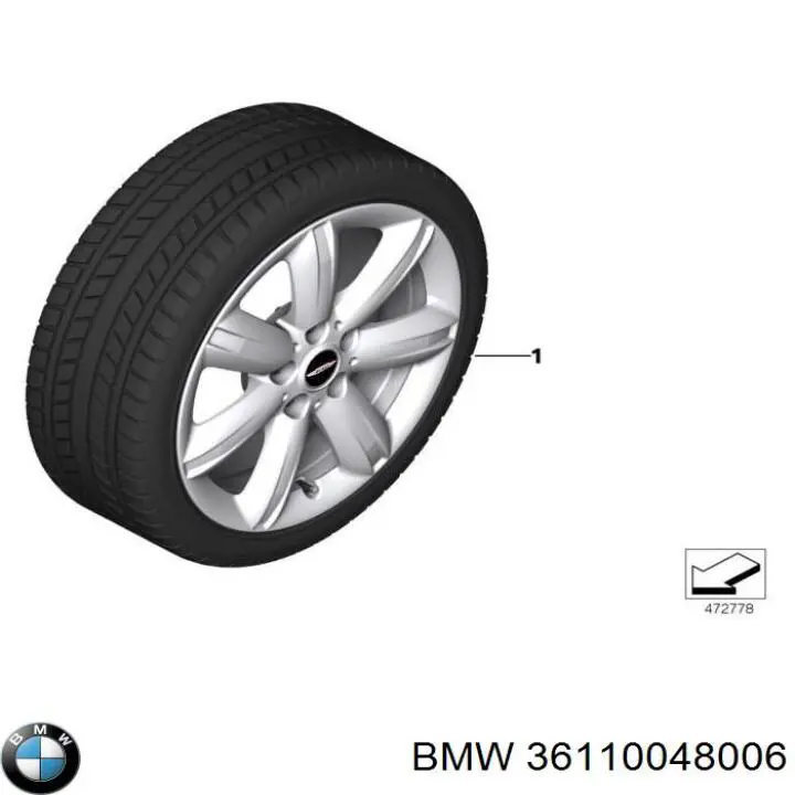Купити 36110048006 BMW 