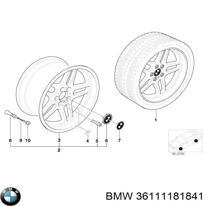 36111181841 BMW 