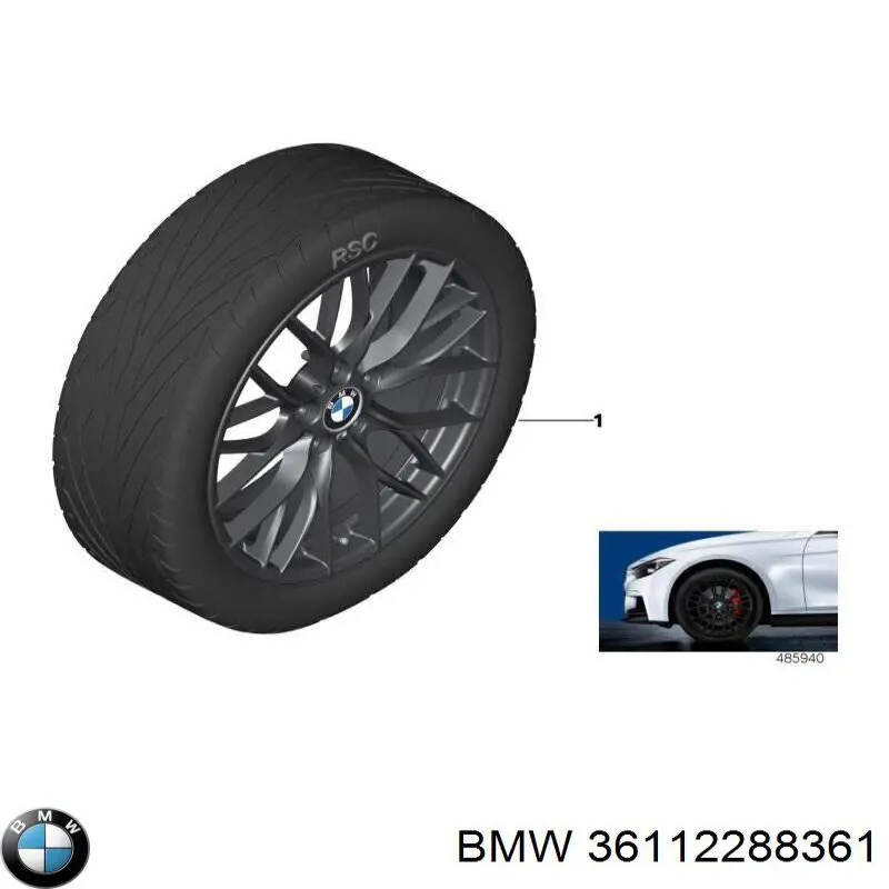  BMW 36112288361 ціна, від 3083.11 USD