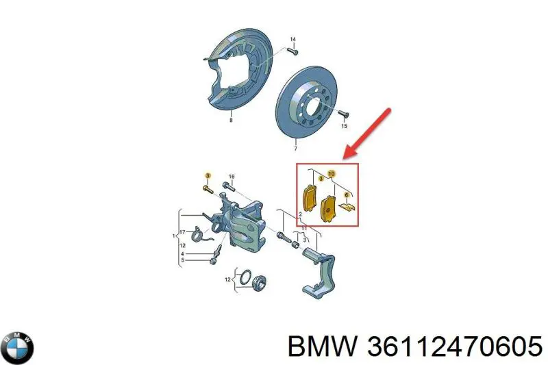  BMW 36112470605 ціна, від 1499.65 USD