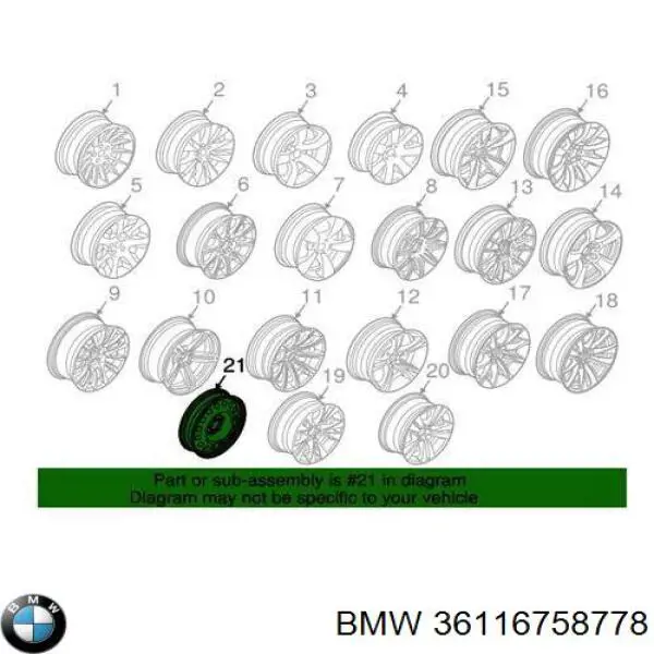 Диск колесний на BMW 5 (E61)
