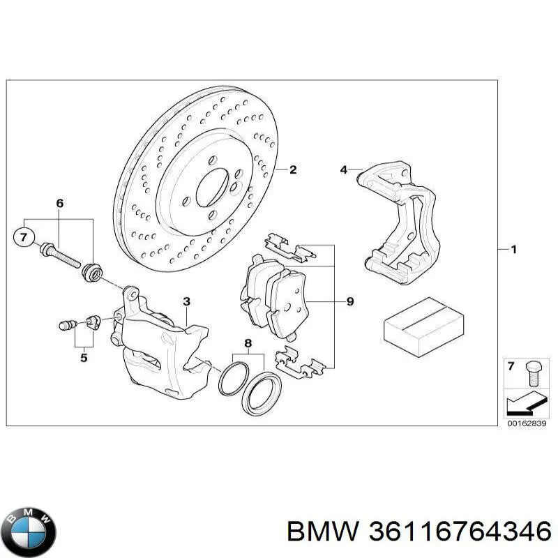 36116764346 BMW 