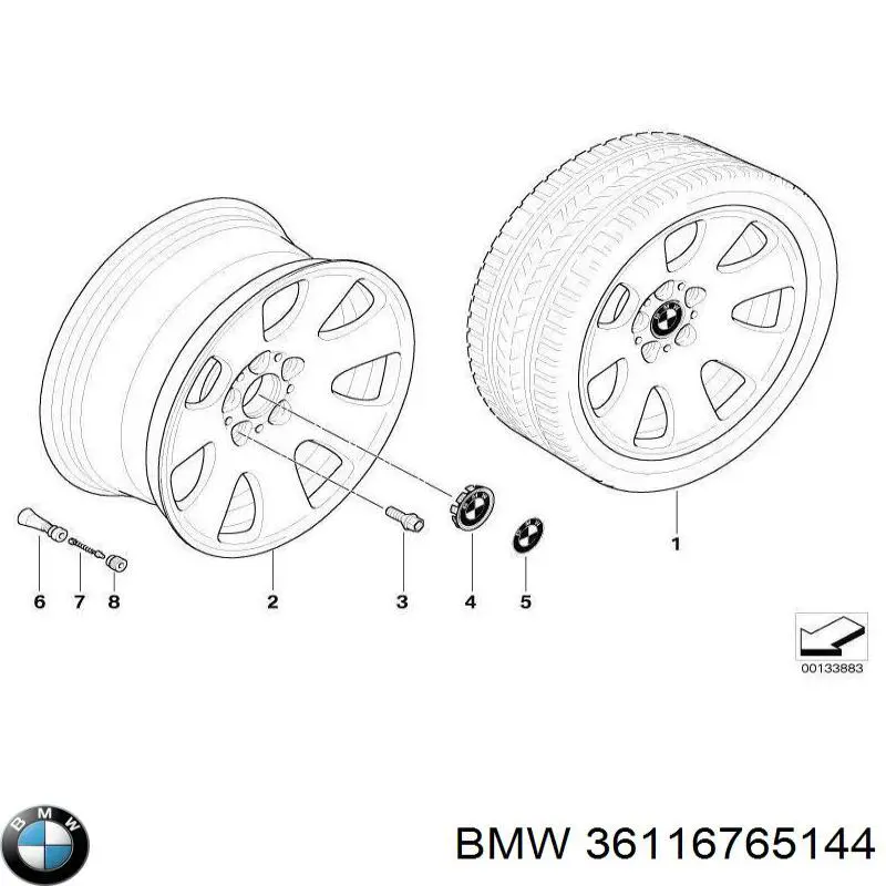  BMW 36116765144 ціна, від 197.60 USD