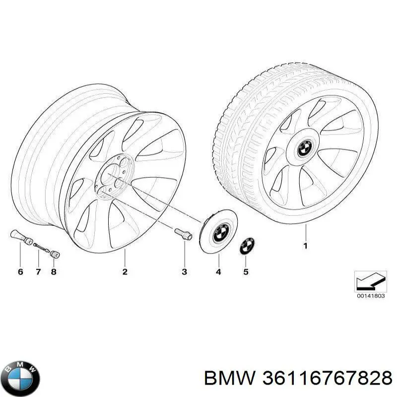 36116767828 BMW Диски колісні литі (легкосплавні, титанові)