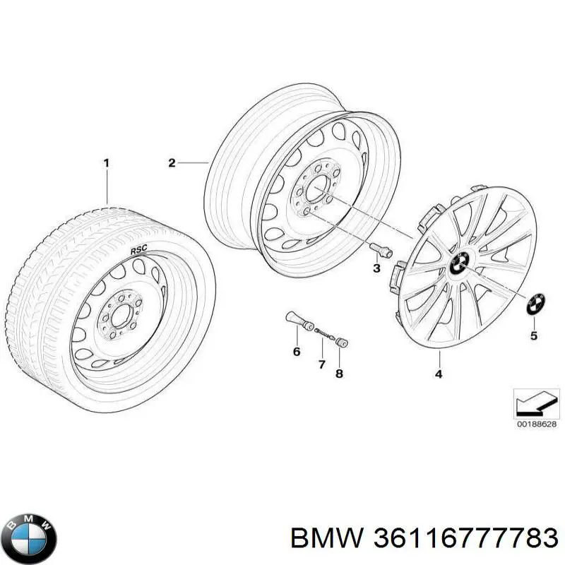 36116777783 BMW 
