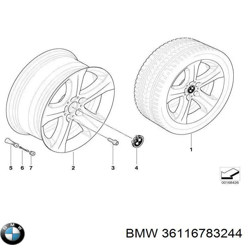 36116783244 BMW 