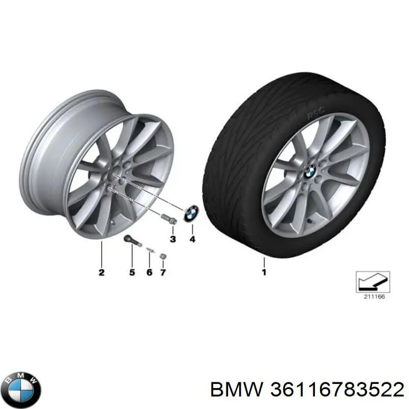  BMW 36116783522 ціна, від 197.65 USD