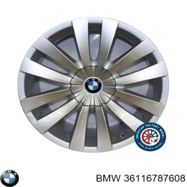 Диски колісні литі (легкосплавні, титанові) BMW 36116787608 ціна, від 240.72 USD
