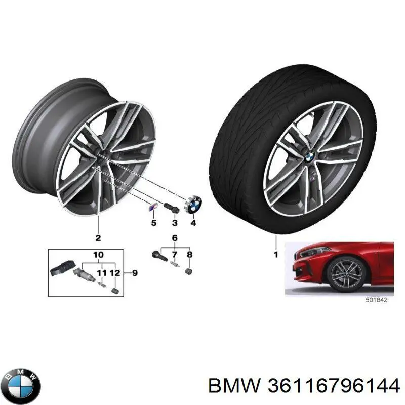  BMW 36116796144 ціна, від 158.33 USD